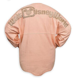 Disney Spirit jersey XXL pink orange rose gold oversized mickey mouse relaxed